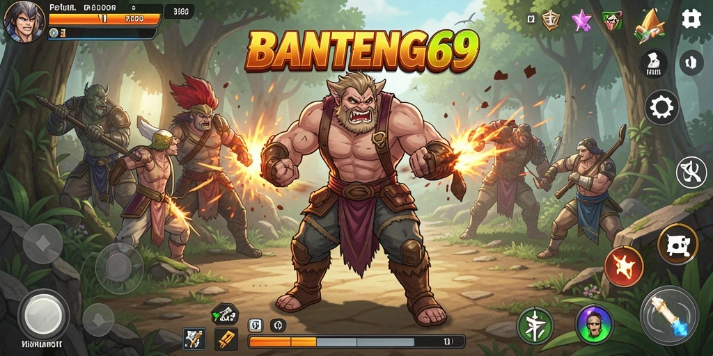 Tampilan menakjubkan dari gameplay BANTENG69 dengan karakter Anime yang menarik.