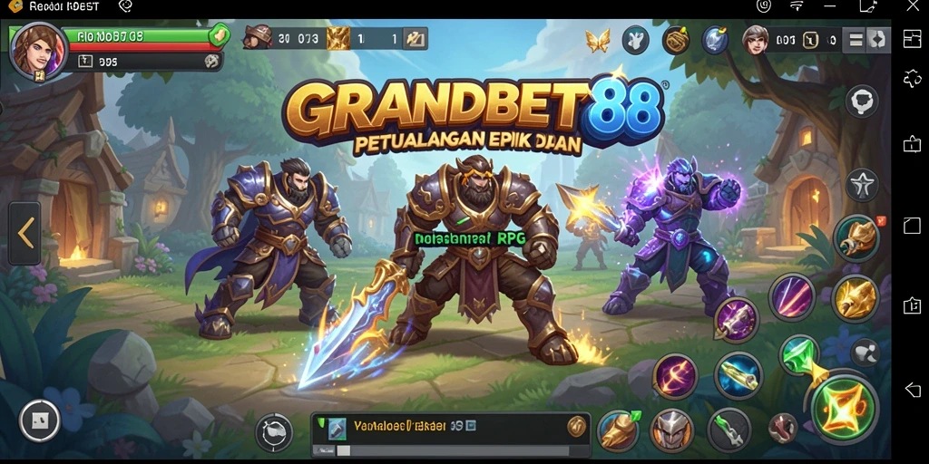 Tangkapan layar menampilkan aksi epik dalam dunia RPG yang mengesankan.