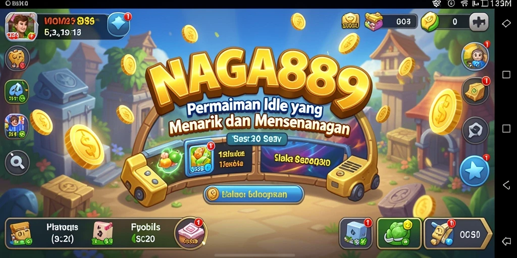 Tampilan gameplay NAGA889 yang menyenangkan dan interaktif.