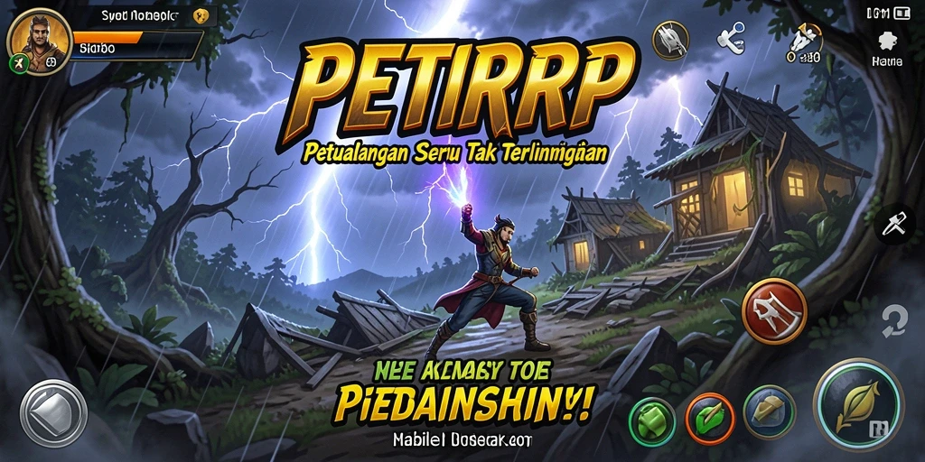 Tampilan gameplay seru PETIRRP yang menantang dan mengasyikkan.