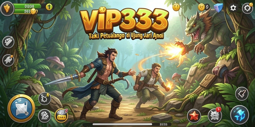 Tampilan gameplay seru dan menegangkan dalam VIP333.