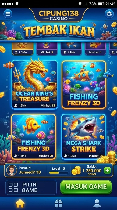 Halaman unduh APK cipung138 menampilkan informasi lengkap aplikasi.